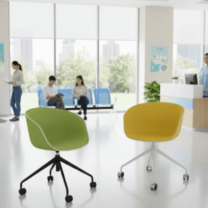CHAISE BUREAU A ROULETTE