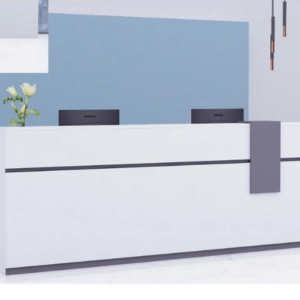 BUREAU COMPTOIR AVEC TABLETTE UNITE CENTRAL 012-CT001