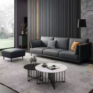 SALON 210CM  AVEC REPOSE PIED QY904