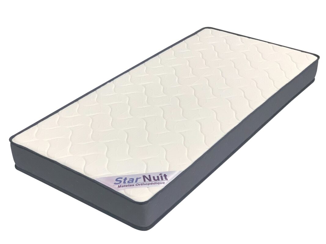 MATELAS MOUSSE ORTHOPEDIQUE 90X190X17XD25 STARNUIT