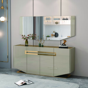 BAHUT BEIGE DORE 1800X400X700 90964