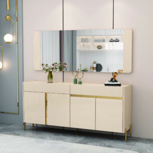 BAHUT BEIGE DORE 1800X400X700  92378