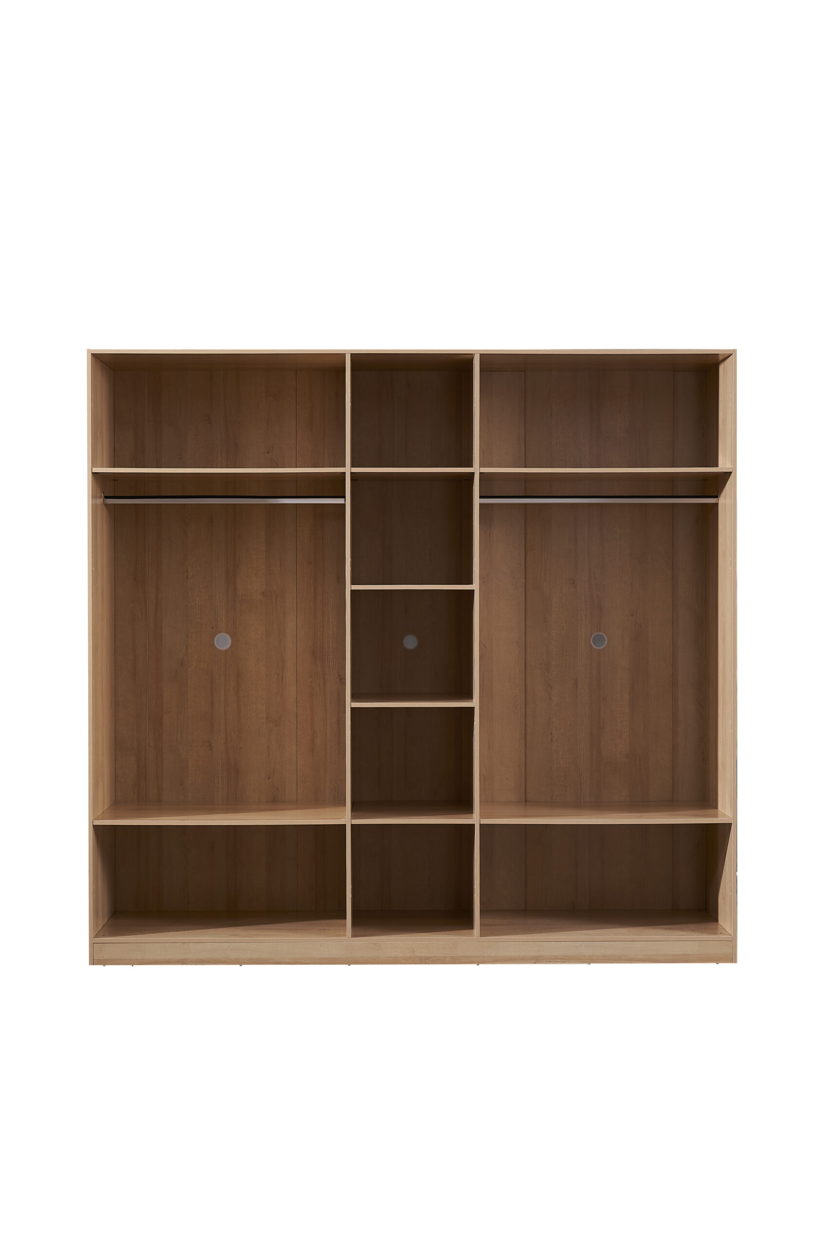 CHAMBRE DZ43 LIT160+1 CHEVET +ARMOIRE 4PORTE +COIFFEUSE CHENE/GRIS MARBRE – Image 4