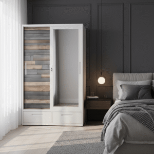 ARMOIRE FER  Y001 2 PORTES