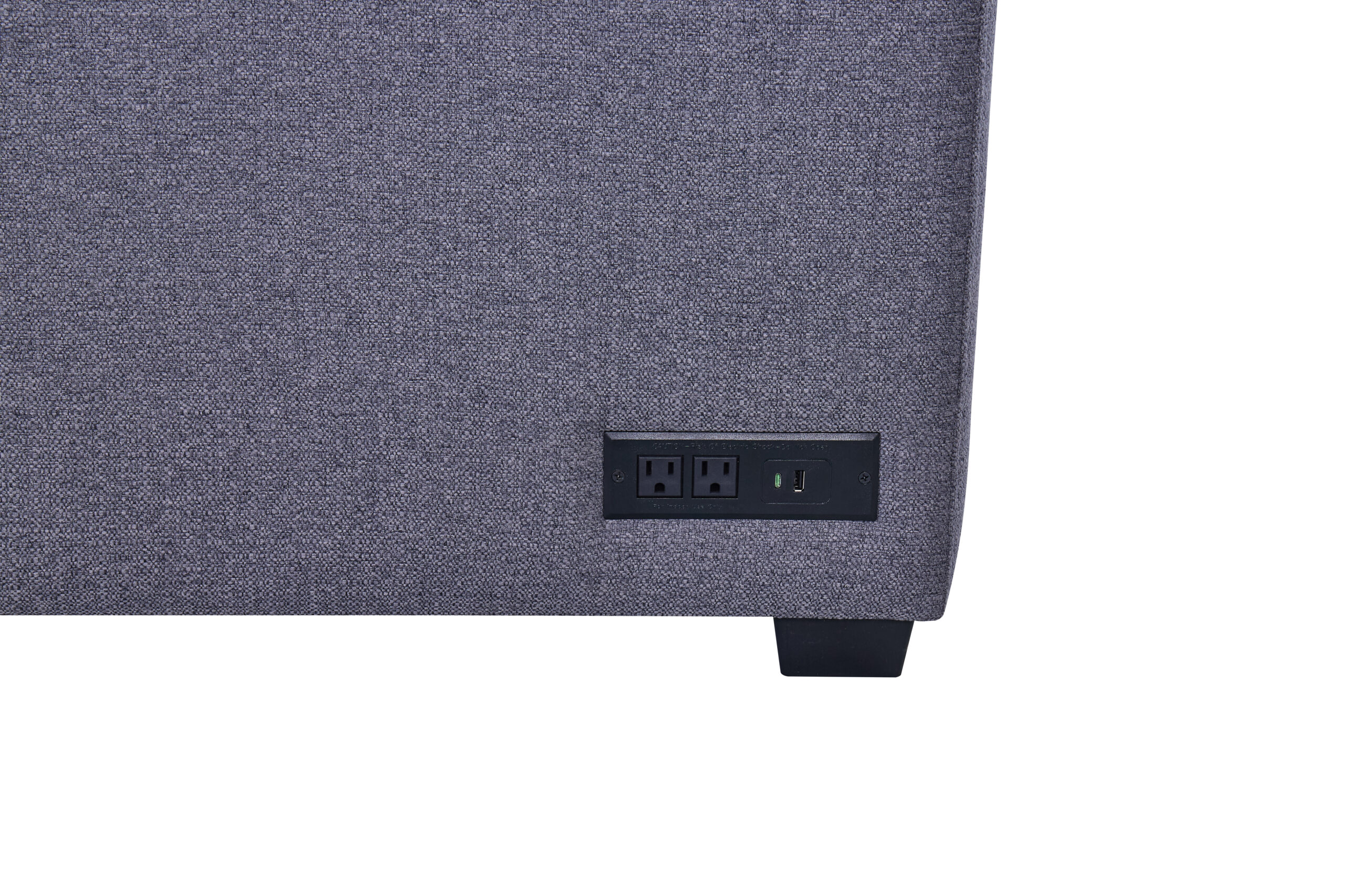 SALON PANORAMIQUE CONVERTIBLE /COFFRE XL1616 GRIS 273X143X88 – Image 4