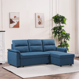 SALON ANGLE CONVERTIBLE /COFFRE ZY 2178 221X131X89