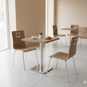 TABLE DE RESTAURANT CARREE H237 600X600