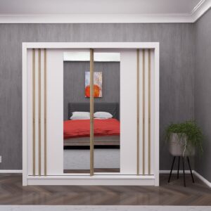 ARMOIRE OSLO BLANC SONOMA  200x210x60cm