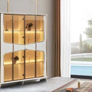 VITRINE 4PORTES  190CMX46CMX225CM 987