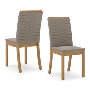 CHAISE BOIS ISA 415X955X550  CARAMEL S11-501
