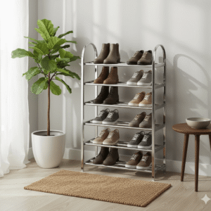 ETAGERE DE RANGEMENT ALU 60X23X100 6 NIVEAUX