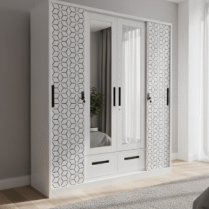 ARMOIRE FER W004 COULISSANT 4PORTES