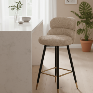 CHAISE DE BAR MODERNE SCANDINAVE HL01 ROTATIVE A 360°