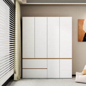 ARMOIRE  BOIS 6P/ 2TIOIRS 1600X2000X500  234