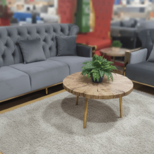 SALON LUXE 3+1  226X920X950 GRIS M006