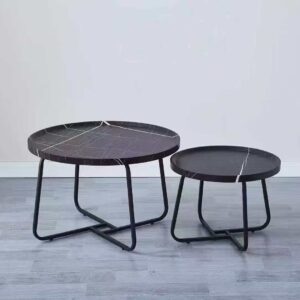 TABLE BASSE /2 CIGOGNE 500X500X380   700X700X430 M03