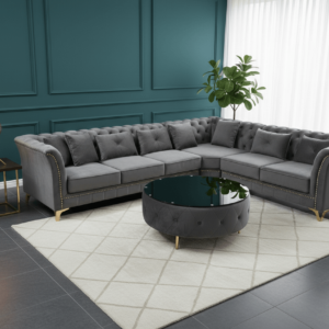 SALON ANGLE  R3067B GRIS
