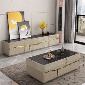 TABLE TV 92636 2000X400X450  BEIGE DORE