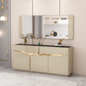 BAHUT BEIGE DORE 1800X400X700 92637