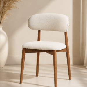 CHAISE DESIGN SCANDINAVE 480X500X820 T27/119 ASSISE BEIGE