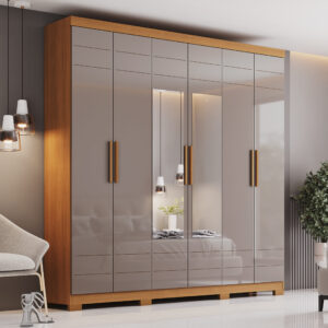 ARMOIRE  6P/MIROIR 2105X2300X465 D215-220