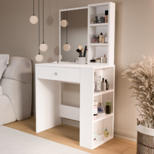 COIFFEUSE BLANCHE  MO1-W 694X1350X400