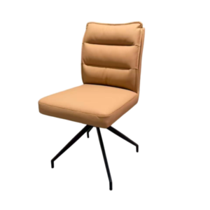 CHAISE CUIR PIVOTANTE CY903 ORANGE